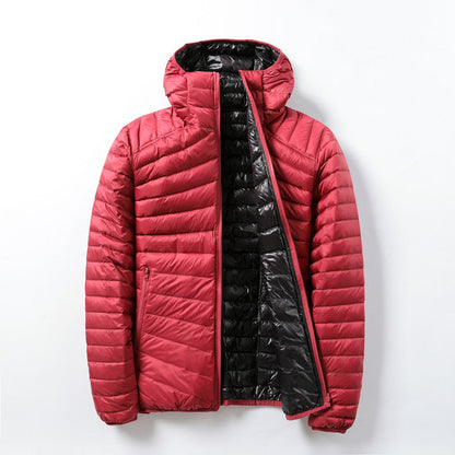 Veste Doudoune Ultra-Légère à Capuche Femme – Manteau Polyester Chaud Double Face