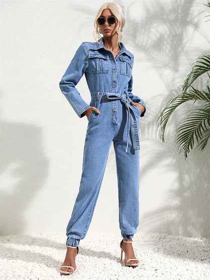 Combinaison en jean pour femme – Confortable et élégante en look denim
