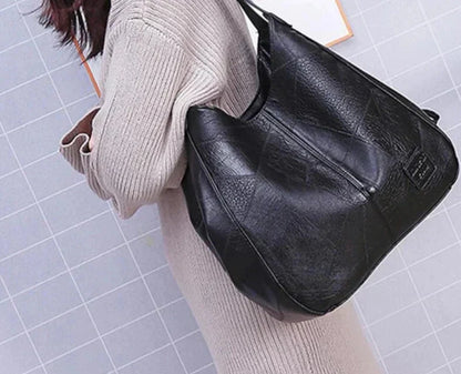 Sac a main femme vintage en cuir souple - Elegant et pratique