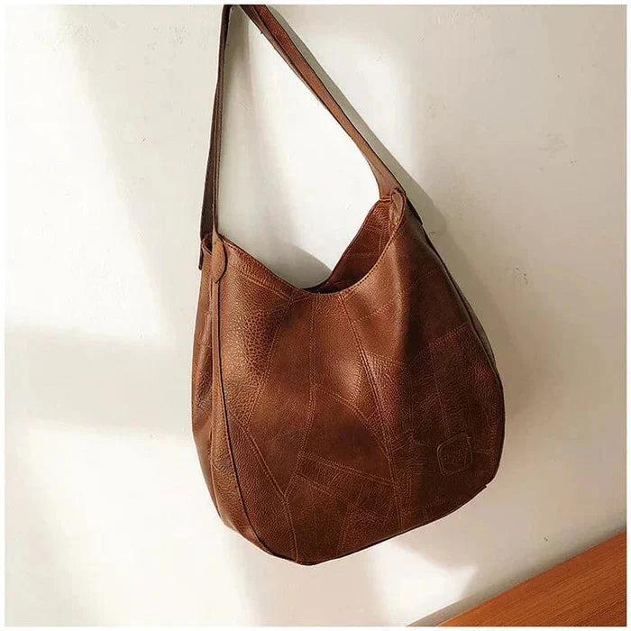 Sac a main femme vintage en cuir souple - Elegant et pratique