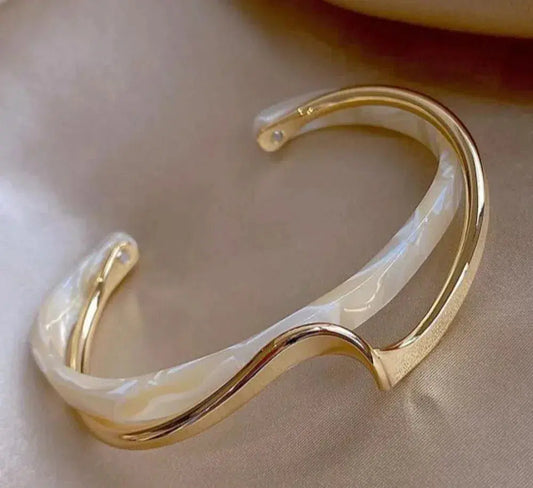 Bracelet Opale Blanche Femme Luxe – Style Élégant Raffiné et Lumineux.