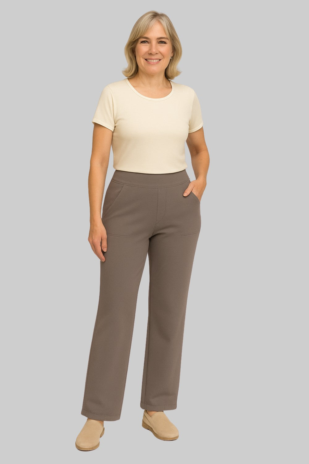 Pantalon de Yoga Doux et Élégant Femme – Activewear Taille Haute
