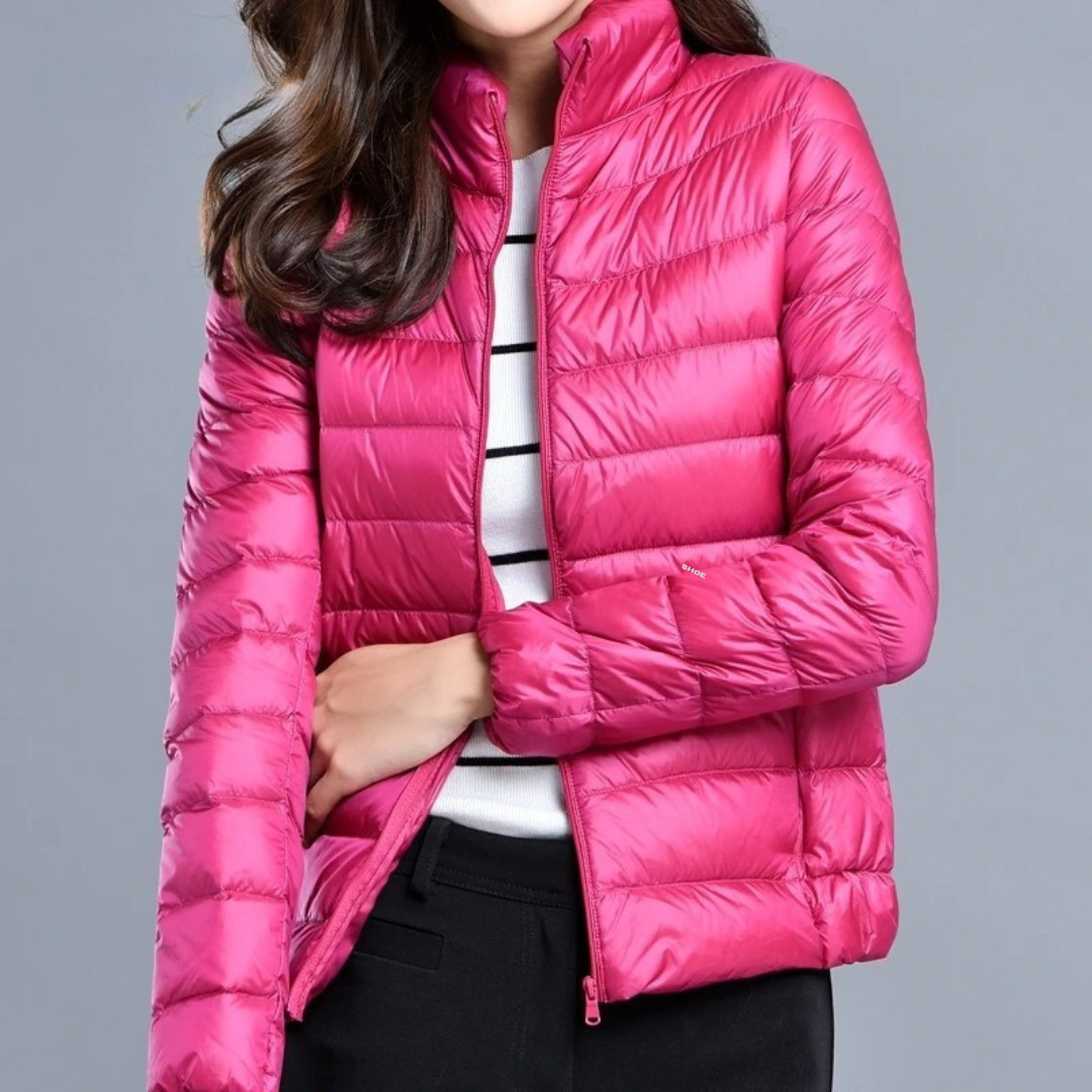 Veste Matelassée Ultralégère pour Femme – Extérieur Hiver Confortable et Élégant