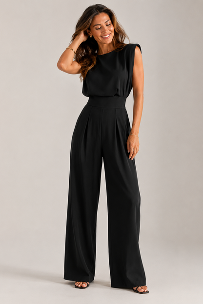 Combinaison femme fluide sans manches - Moderne et elegante
